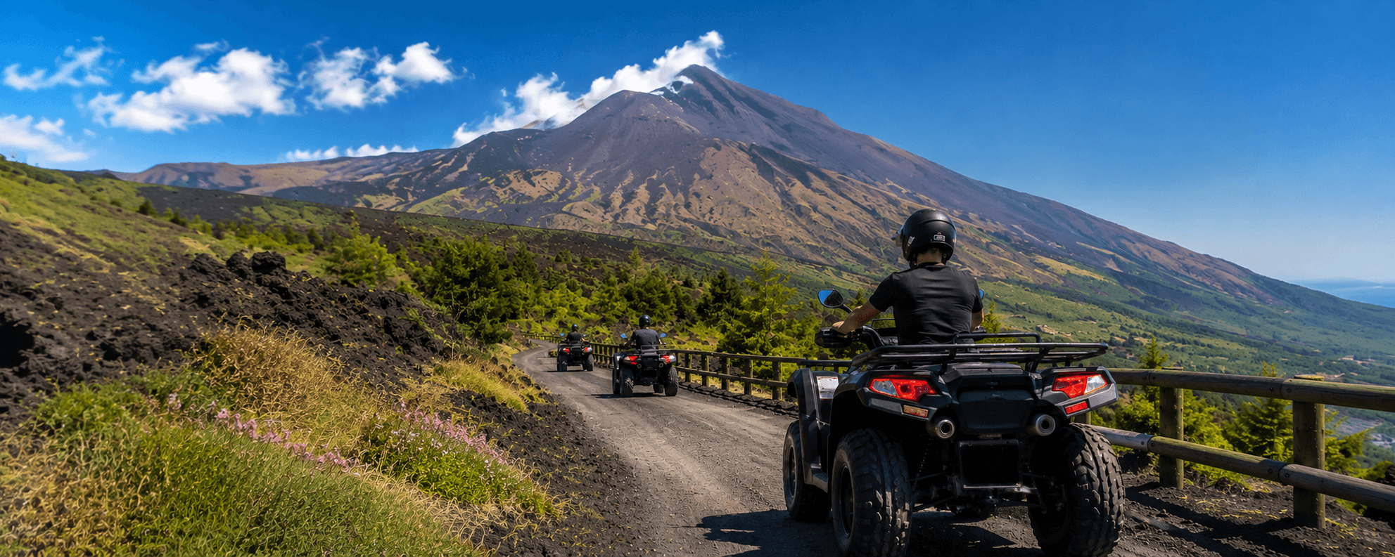 Tour estivo in quad 4×4 sull’Etna (fino a 2 persone)